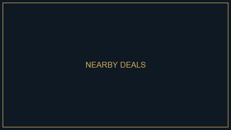 Nearby Deals Map